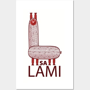 Llama funny pun Posters and Art